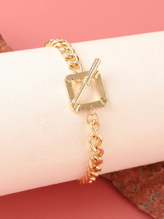 Gold Plated Designer Casual Bracelet For Women