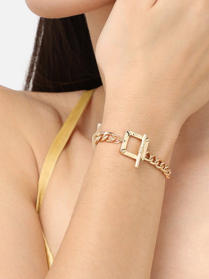 Gold Plated Designer Casual Bracelet For Women