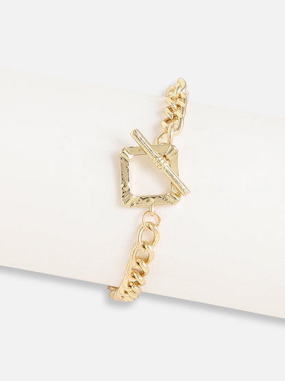 Gold Plated Designer Casual Bracelet For Women