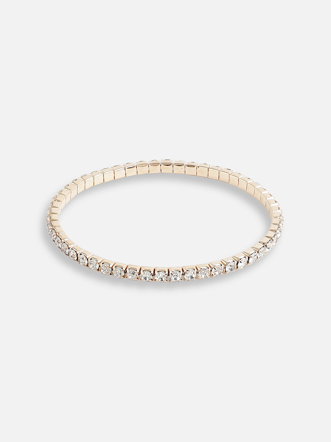 GOLD PLATED PARTY DESIGNER STONE BRACELET FOR WOMEN