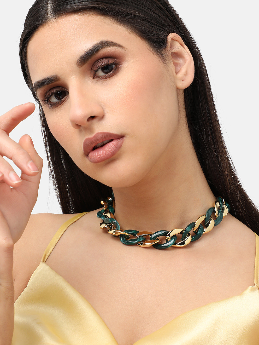 Gold Plated Designer Party Necklace For Women