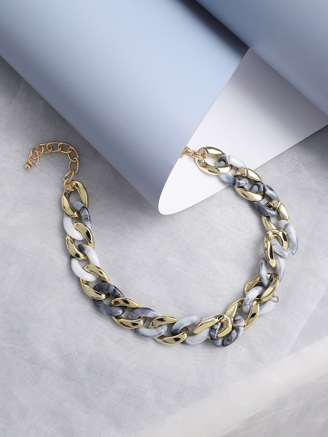 Marble Link Necklace
