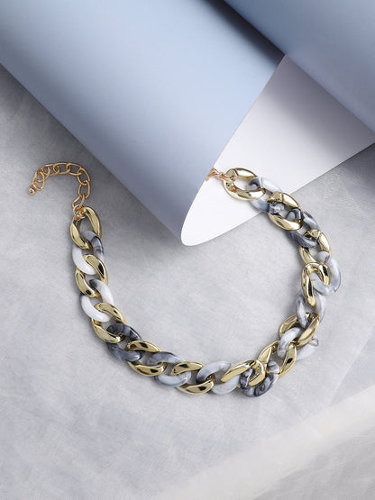 Marble Link Necklace
