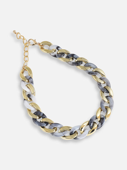 Marble Link Necklace