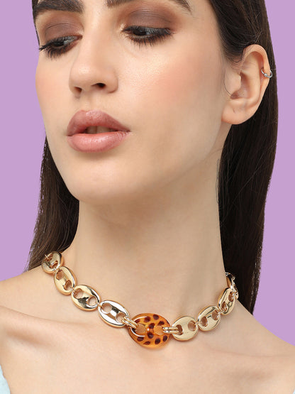 Gold Plated Designer Party Necklace For Women