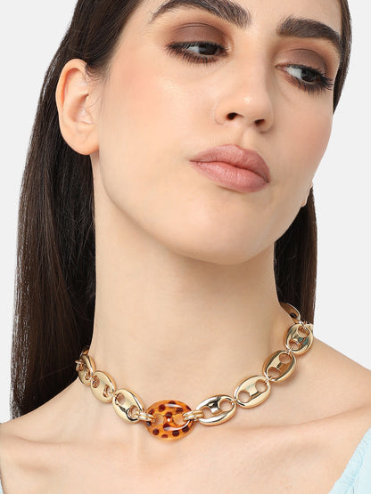 Gold Plated Designer Party Necklace For Women