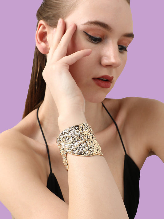 GOLD PLATED PARTY DESIGNER BRACELET FOR WOMEN