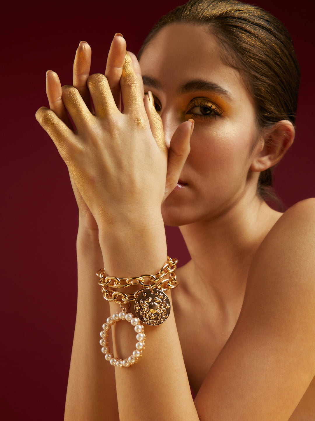 Halo Pearl Bracelet