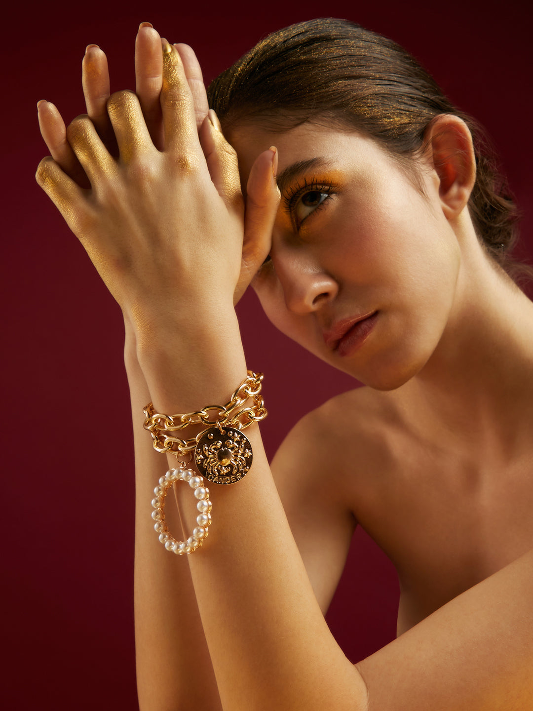 Halo Pearl Bracelet