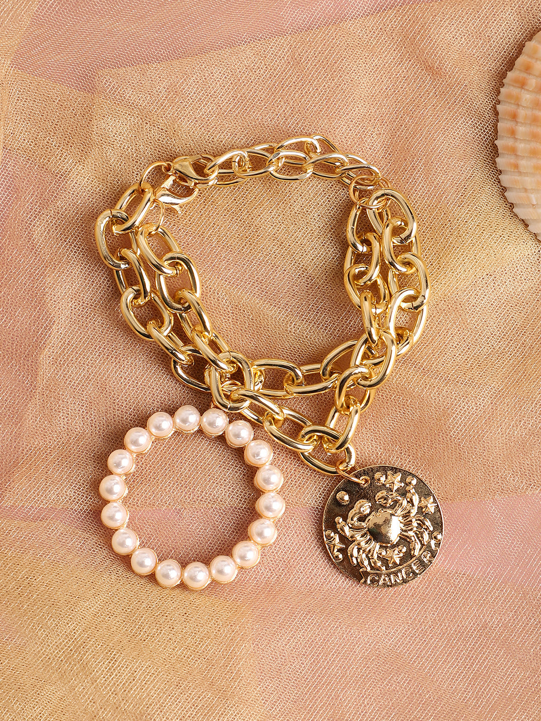 Halo Pearl Bracelet