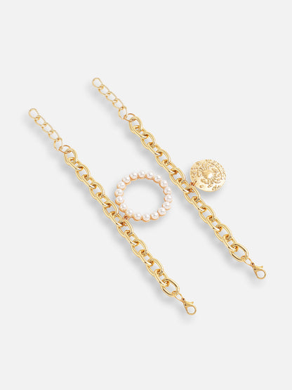 Halo Pearl Bracelet