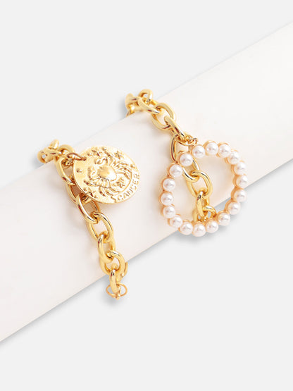 Halo Pearl Bracelet