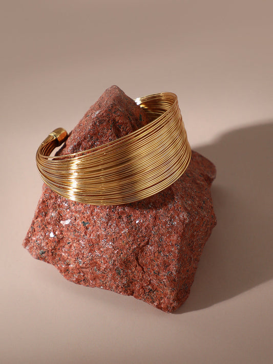 GOLD PLATED PARTY DESIGNER BRACELET FOR WOMEN