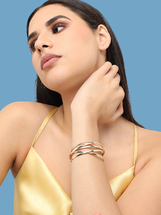 Gold Plated Designer Casual Bracelet For Women
