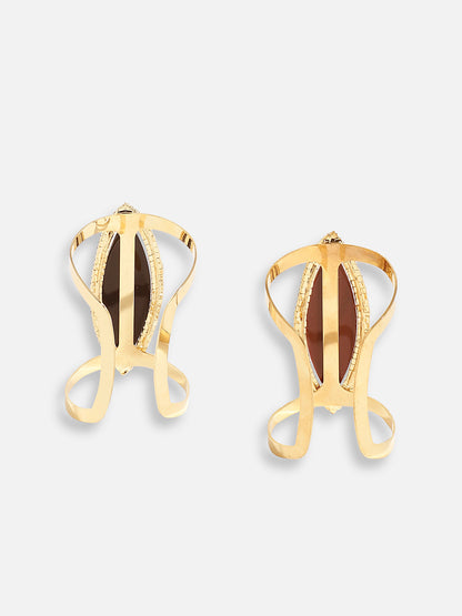 Pack Of Gold-Plated Stone Bracelets 