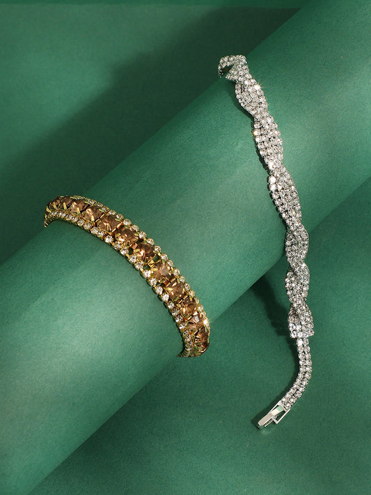 Pack Of Set Of 2 Statement Bracelets