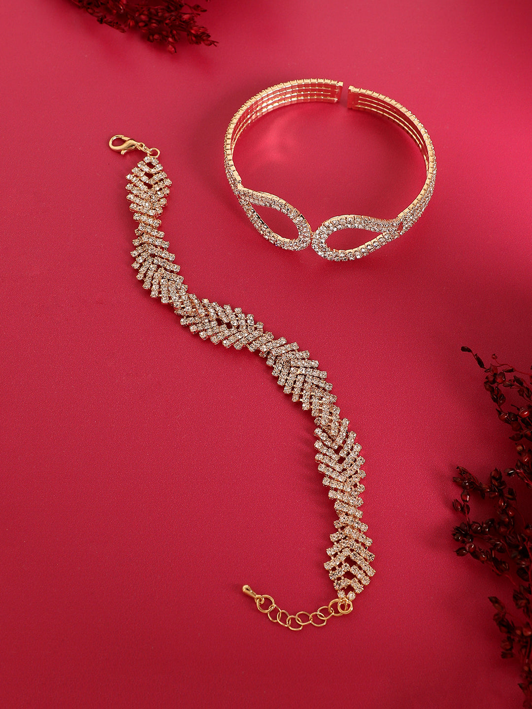Pack Of Set Of 2 Statement Bracelets
