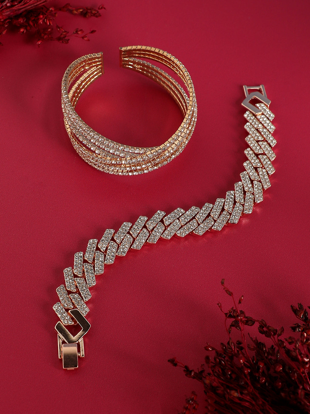 Pack Of Set Of 2 Statement Bracelets
