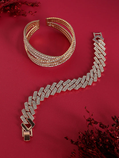 Pack Of Set Of 2 Statement Bracelets