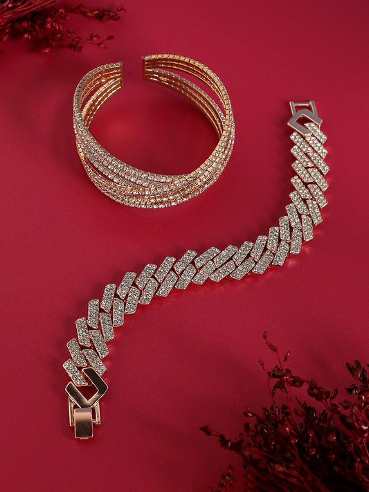 Pack Of Set Of 2 Statement Bracelets