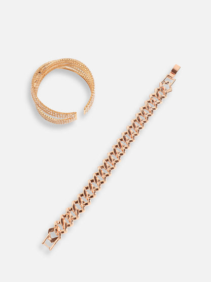 Pack Of Set Of 2 Statement Bracelets 