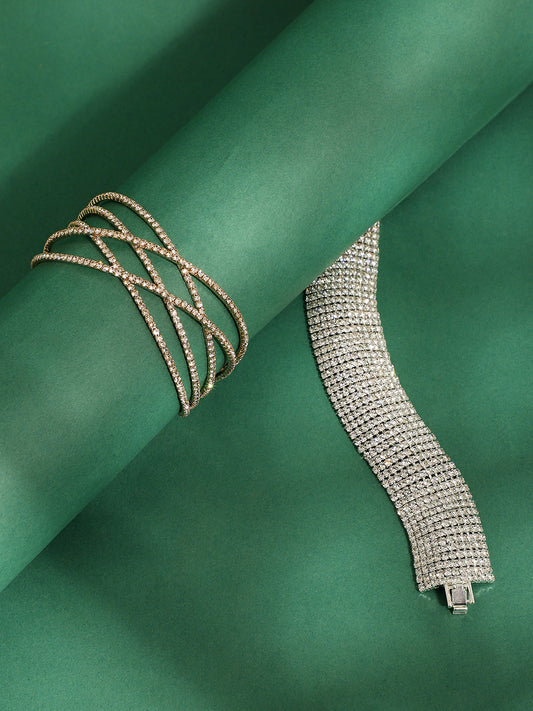 Pack Of Set Of 2 Statement Bracelets