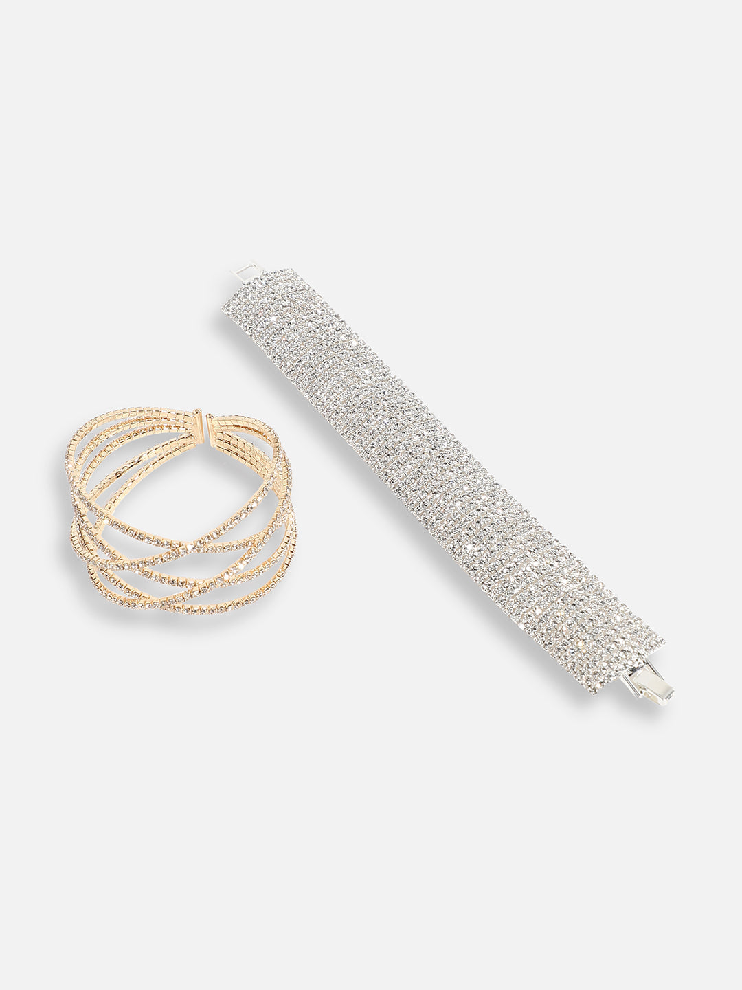 Pack Of Set Of 2 Statement Bracelets 