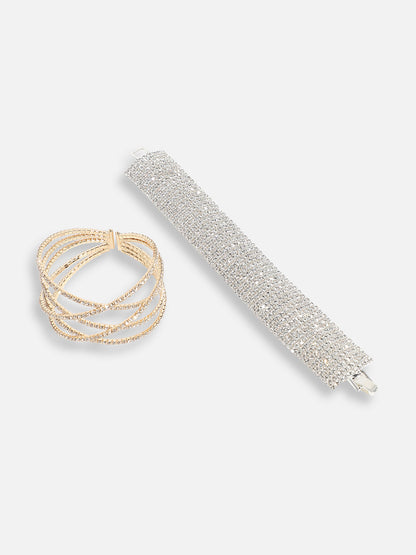 Pack Of Set Of 2 Statement Bracelets 