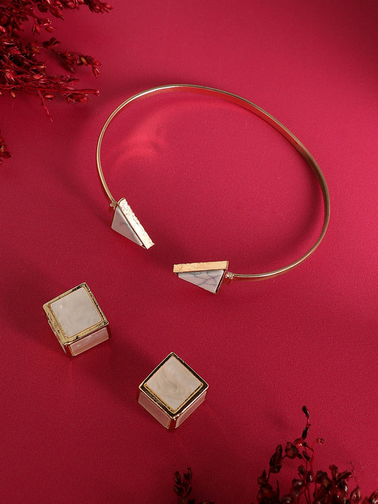 Pack Of Contemporary Earrings & Bracelet
