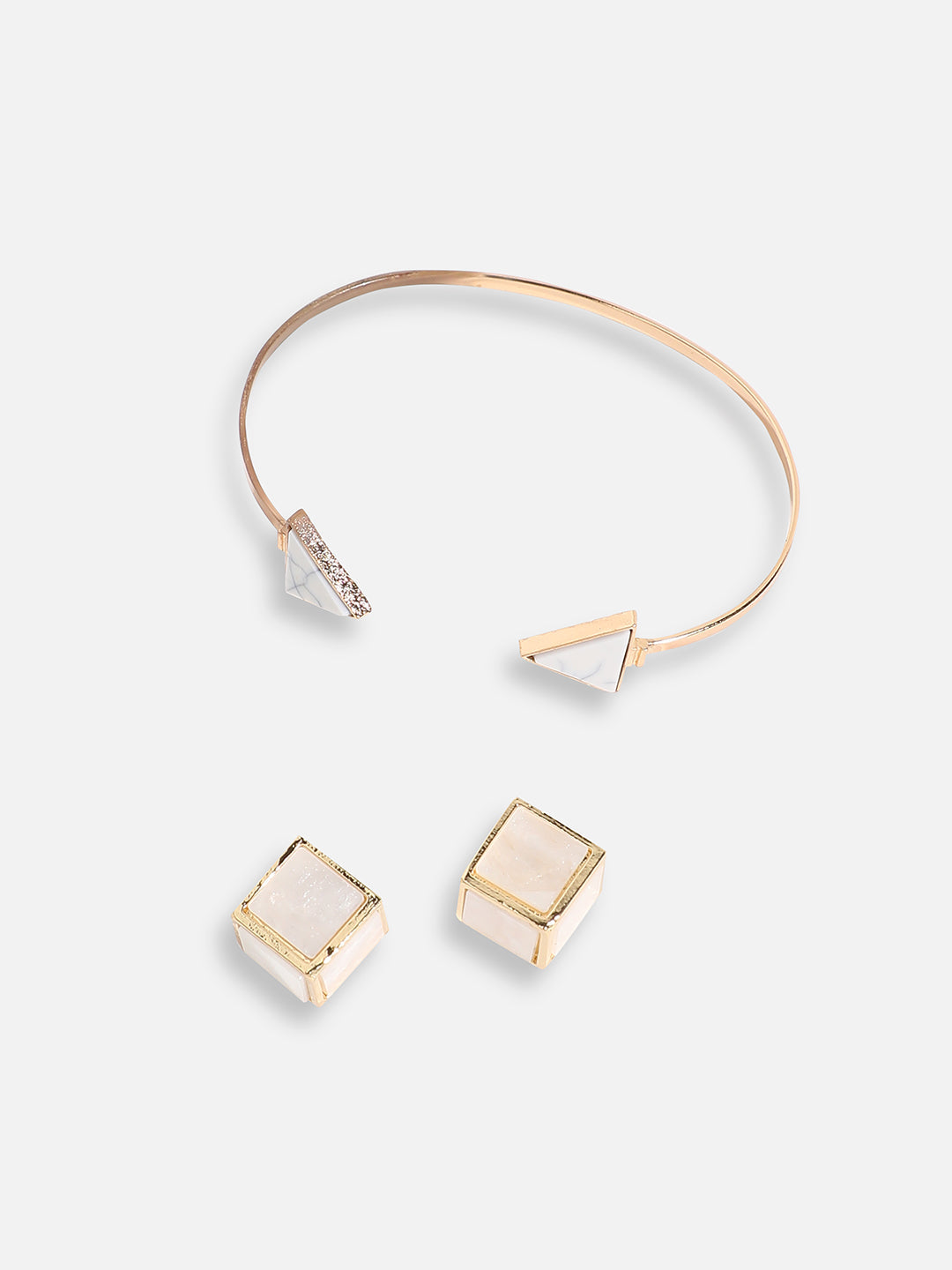 Pack Of Contemporary Earrings & Bracelet