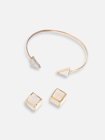 Pack Of Contemporary Earrings & Bracelet