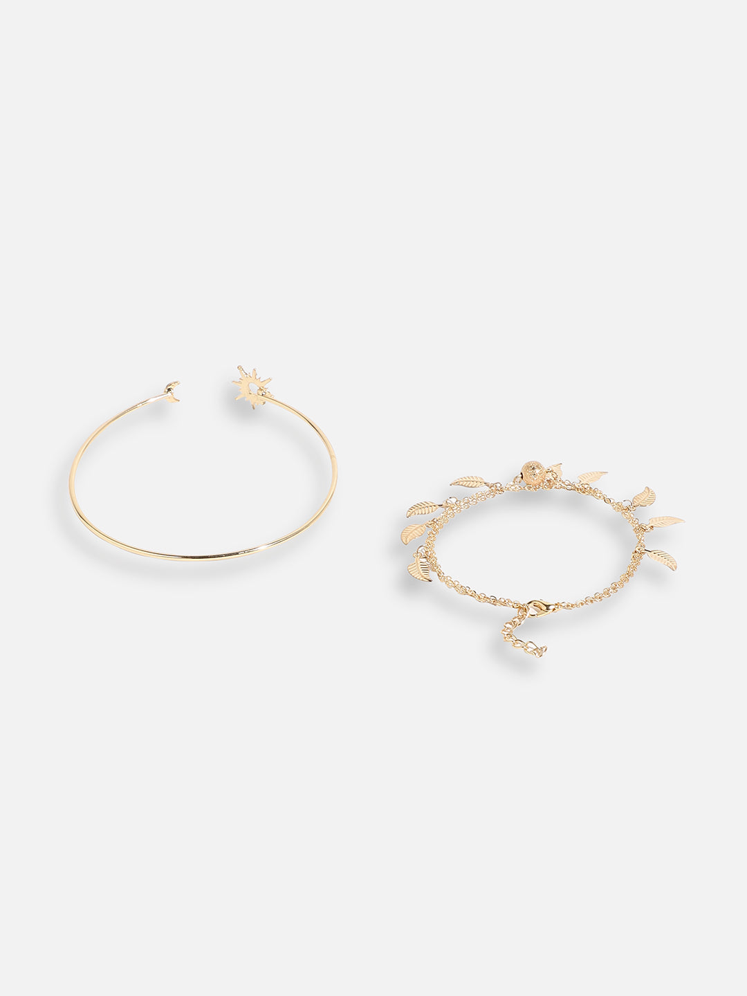 Pack Of Gold-Plated Anklet & Armlet