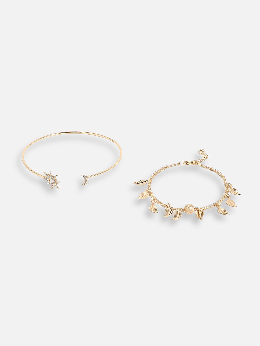 Pack Of Gold-Plated Anklet & Armlet 