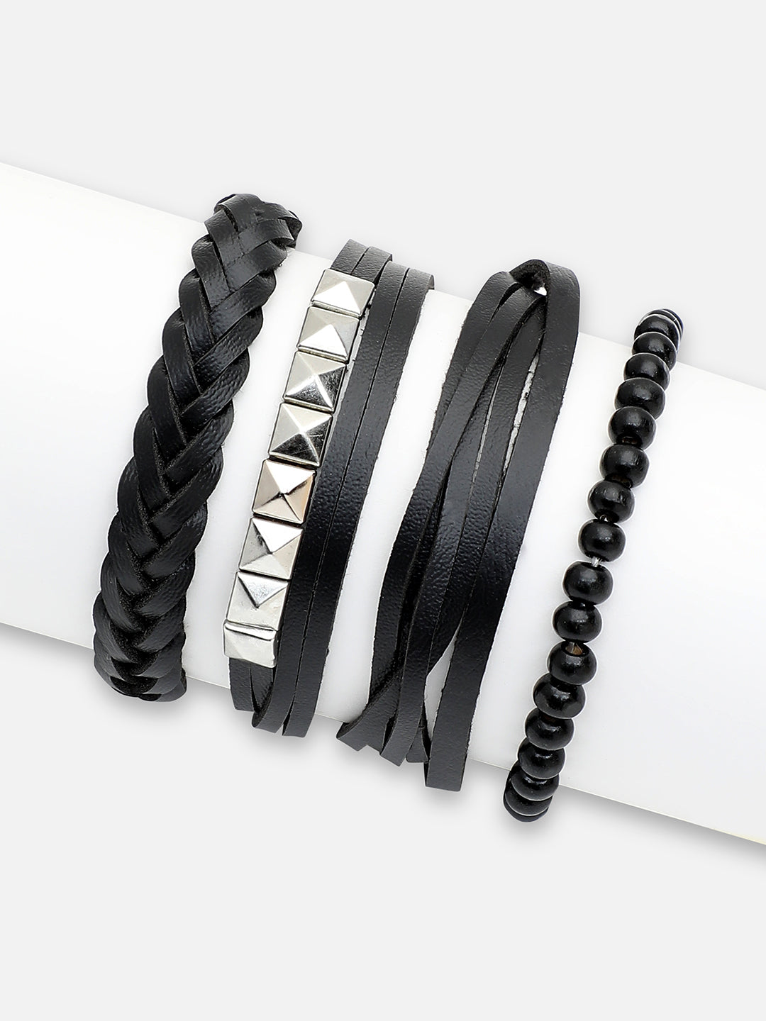 TRENDY CASUAL PU LEATHER DESIGNER BRACELET FOR WOMEN