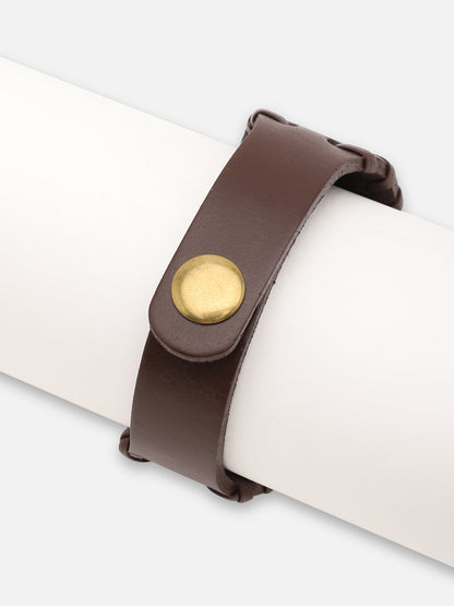 TRENDY CASUAL PU LEATHER DESIGNER BRACELET FOR WOMEN