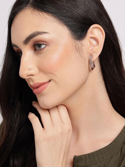 ROSE GOLD-PLATED STUDS