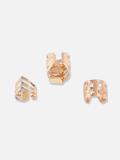 Gold Plated Designer Casual Stud