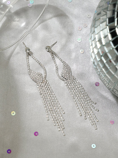 Gold Plated Designer Stone Party Drop Earring
