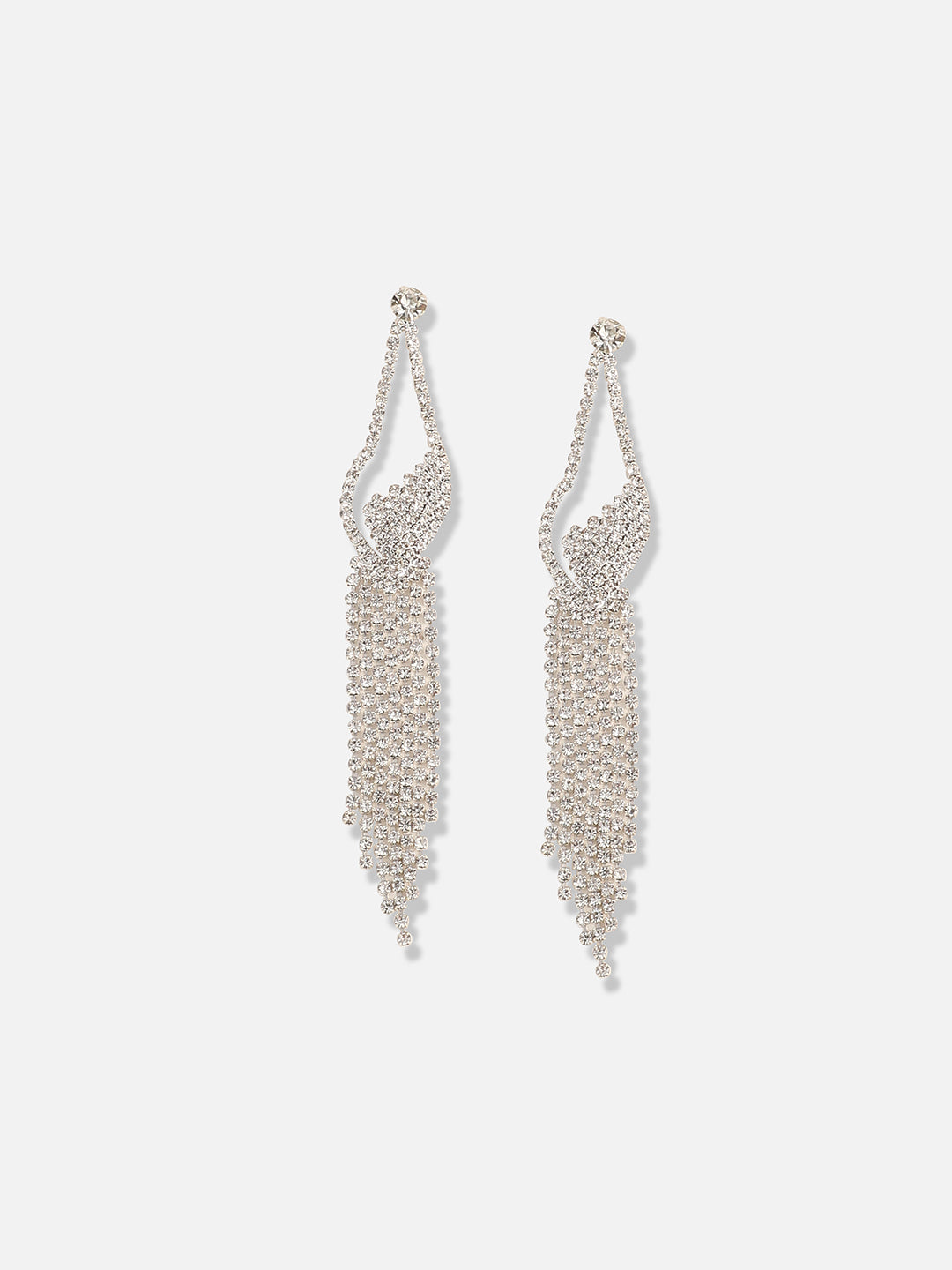 Gold Plated Designer Stone Party Drop Earring