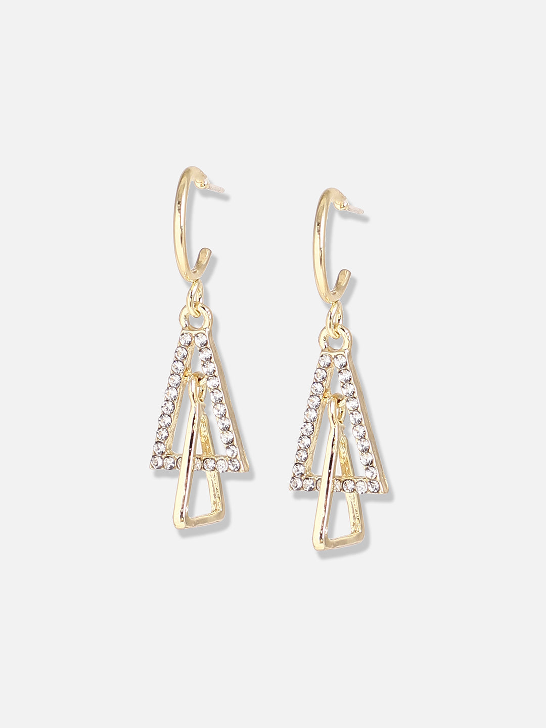 Gold Plated Designer Casual Drop Earring