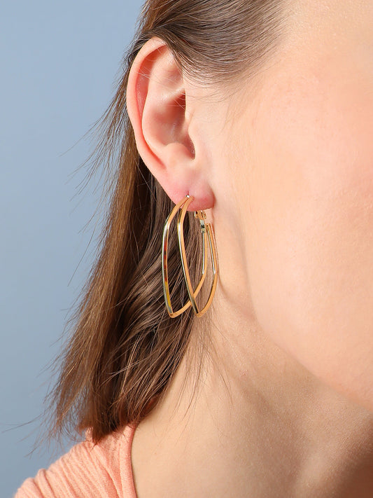 Gold Plated Designer Party Drop Earring
