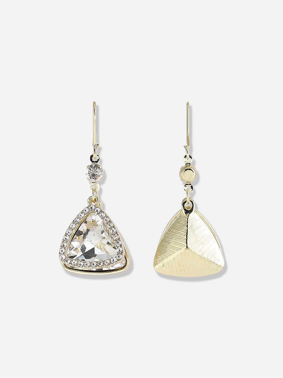 Gold Plated Designer Stone Party Drop Earring