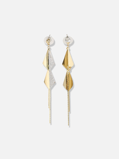 Silver Plated Designer Stone Party Drop Earring