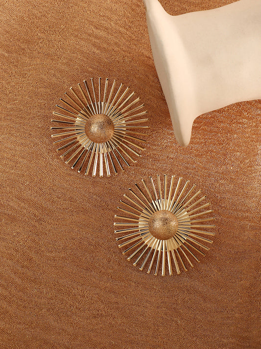 Gold Plated Designer Stone Party Drop Earring