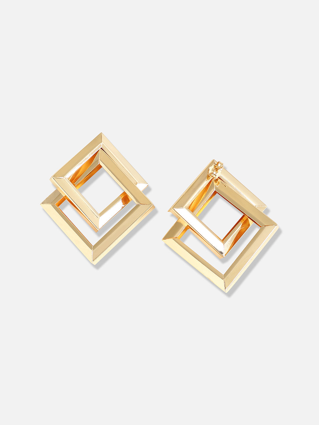 Gold Plated Designer Casual Drop Earring
