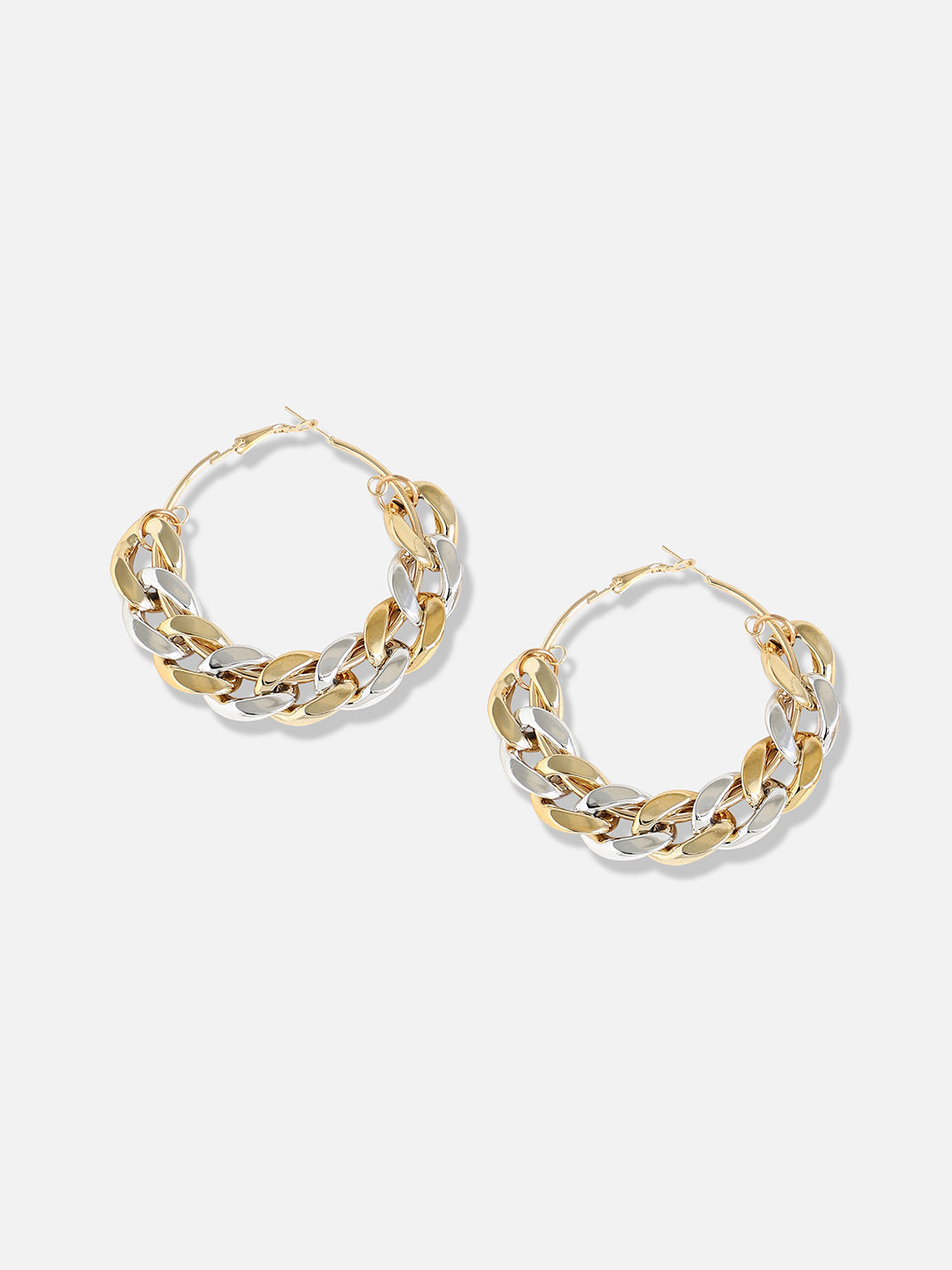 Gold Plated Designer Casual Hoop Earring