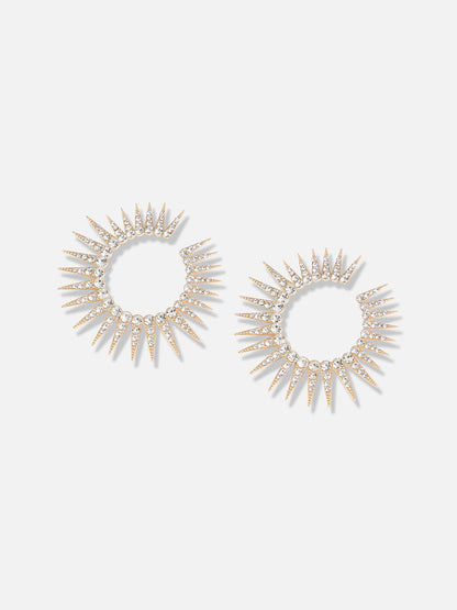 Gold Plated Designer Casual Hoop Earring