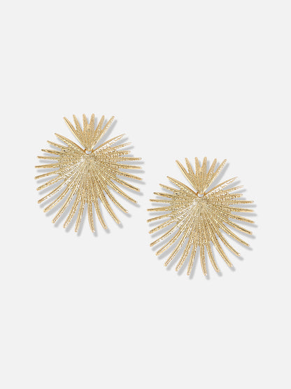 Gold Plated Designer Casual Drop Earring