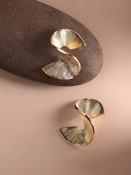 Gold Plated Designer Casual Drop Earring