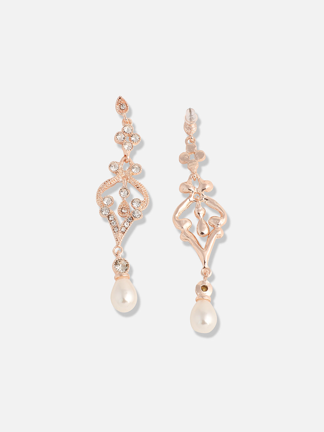 Gold Plated Designer Stone Party Drop Earring